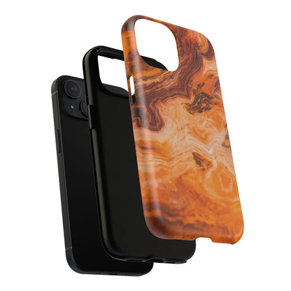 Amber Agate Marble iPhone Case — compatible with MagSafe - Shamo's