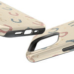 Prairie Horseshoes MagSafe Phone Case, glossy square triple-camera Pro model, port openings and edge details