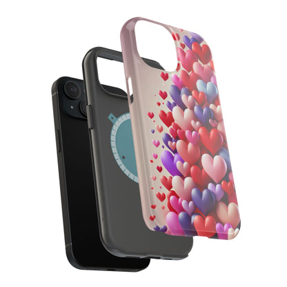 Love Hearts MagSafe iPhone Case — Magnetic, Impact-Resistant  Shamo's