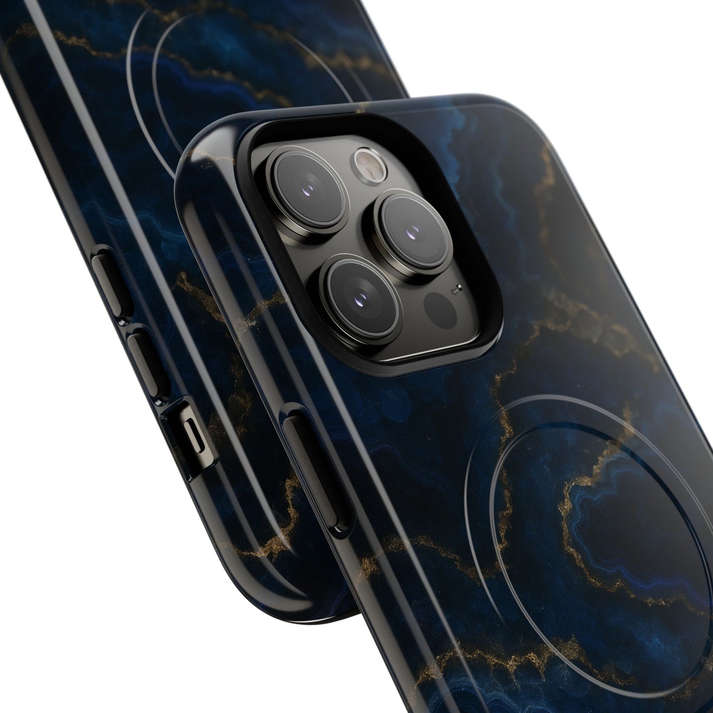 Midnight Marble iPhone Case with MagSafe