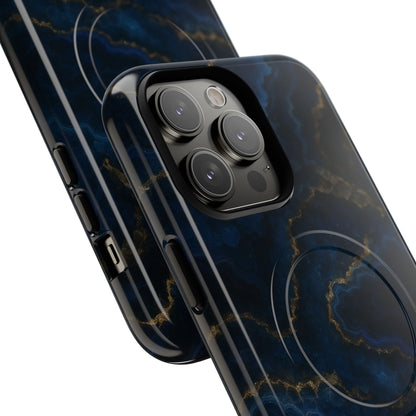Midnight Marble iPhone Case with MagSafe
