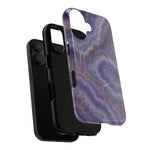 Purple Agate Marble iPhone Case with MagSafe  Shamo's