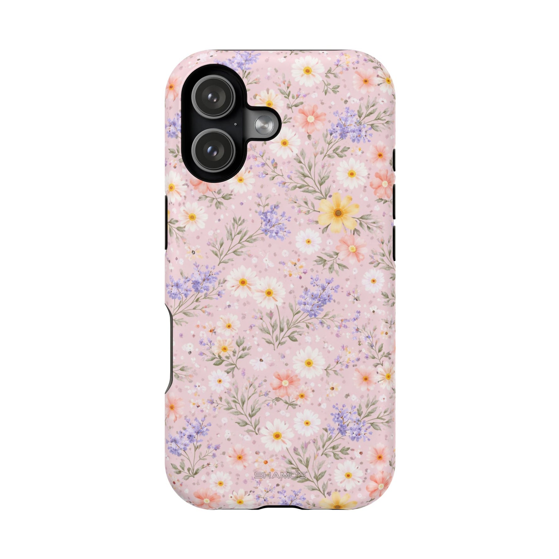 Pastel Floral MagSafe Compatible Magnetic Impact Phone Case