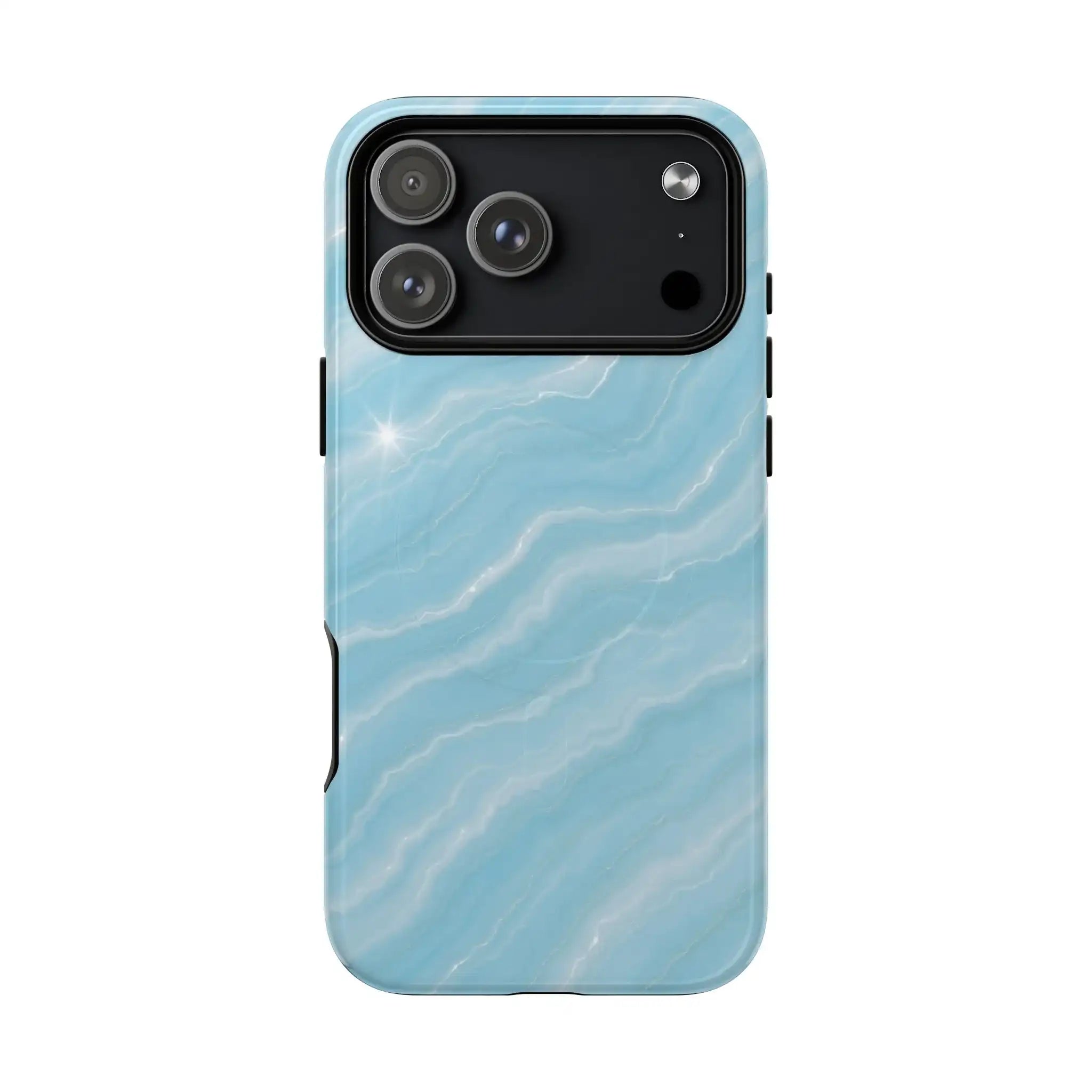 Sky Glow Marble iPhone Case with MagSafe - Shamo's