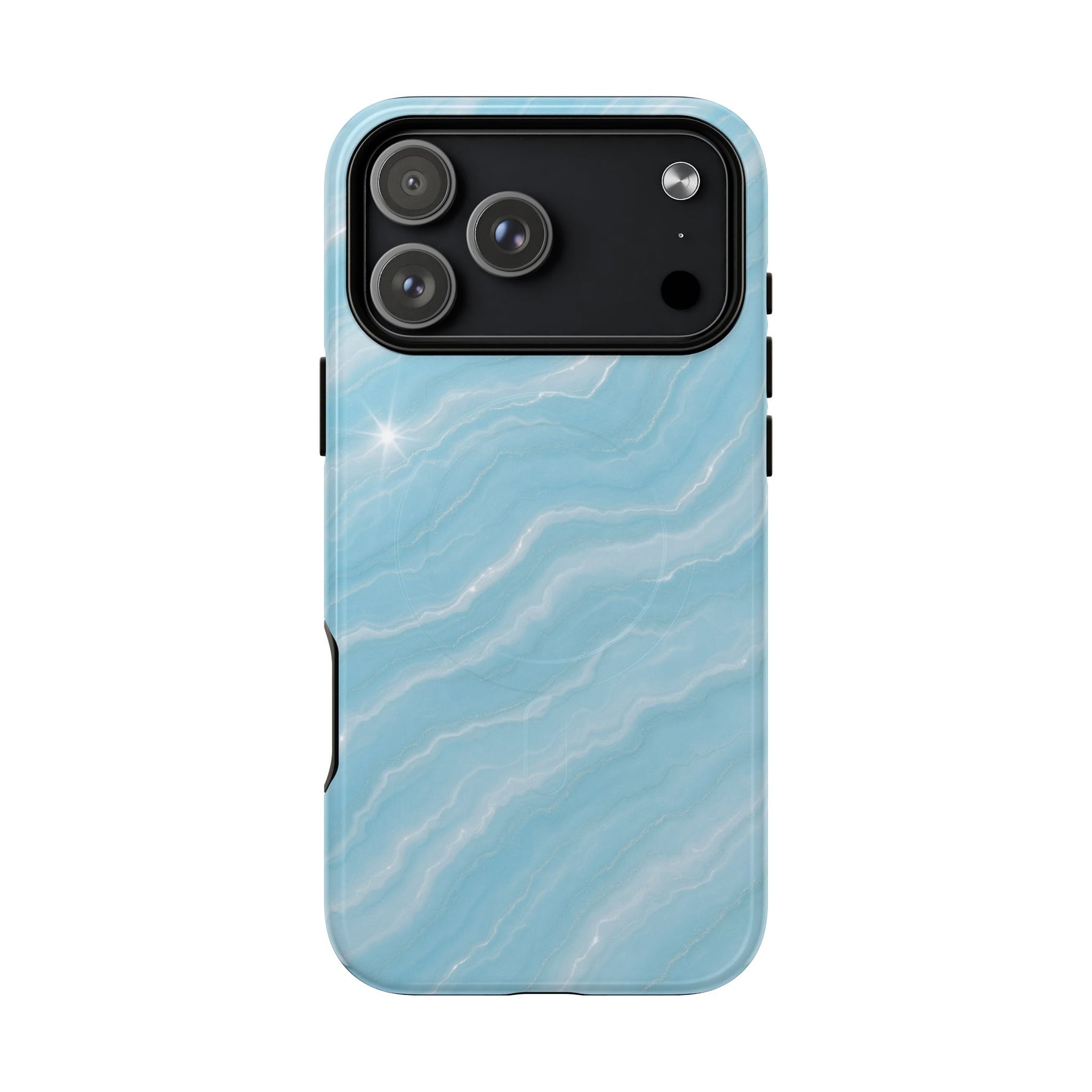 Sky Glow Marble iPhone Case with MagSafe - Shamo's