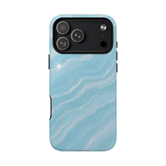 Sky Glow Marble iPhone Case with MagSafe - Shamo's