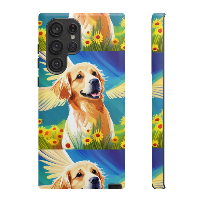 Tough Cases Golden Retriever with Wings Phone case