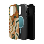 Abstract Earth-Tone Impact iPhone Case — MagSafe  Shamo's
