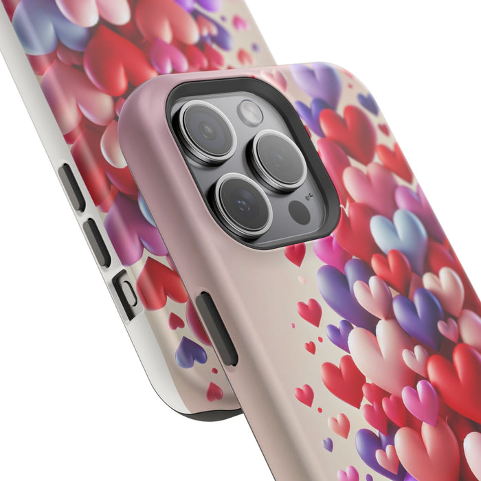 Shamo's Phone Case | MagSafe Compatible | Love Hearts Theme for iPhone 17 and more