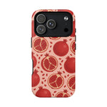 Pomegranate Fruit Tough iPhone Case | MagSafe Compatible - Shamo's