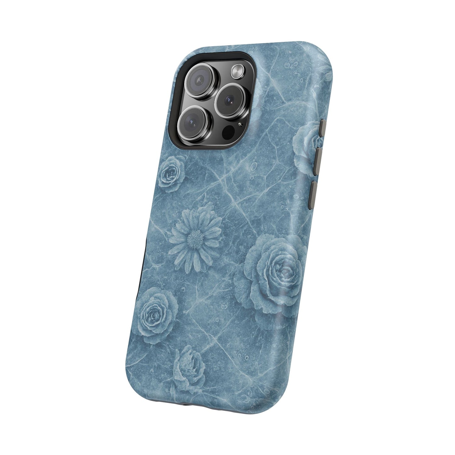 Frozen Flower Impact-Resistant iPhone Case — MagSafe Compatible  Shamo's