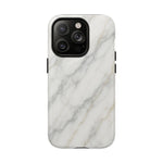 Classic White Marble iPhone Case with MagSafe - Shamo's