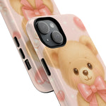 Ribbon Teddy Bear Love iPhone Case with MagSafe - Shamo's