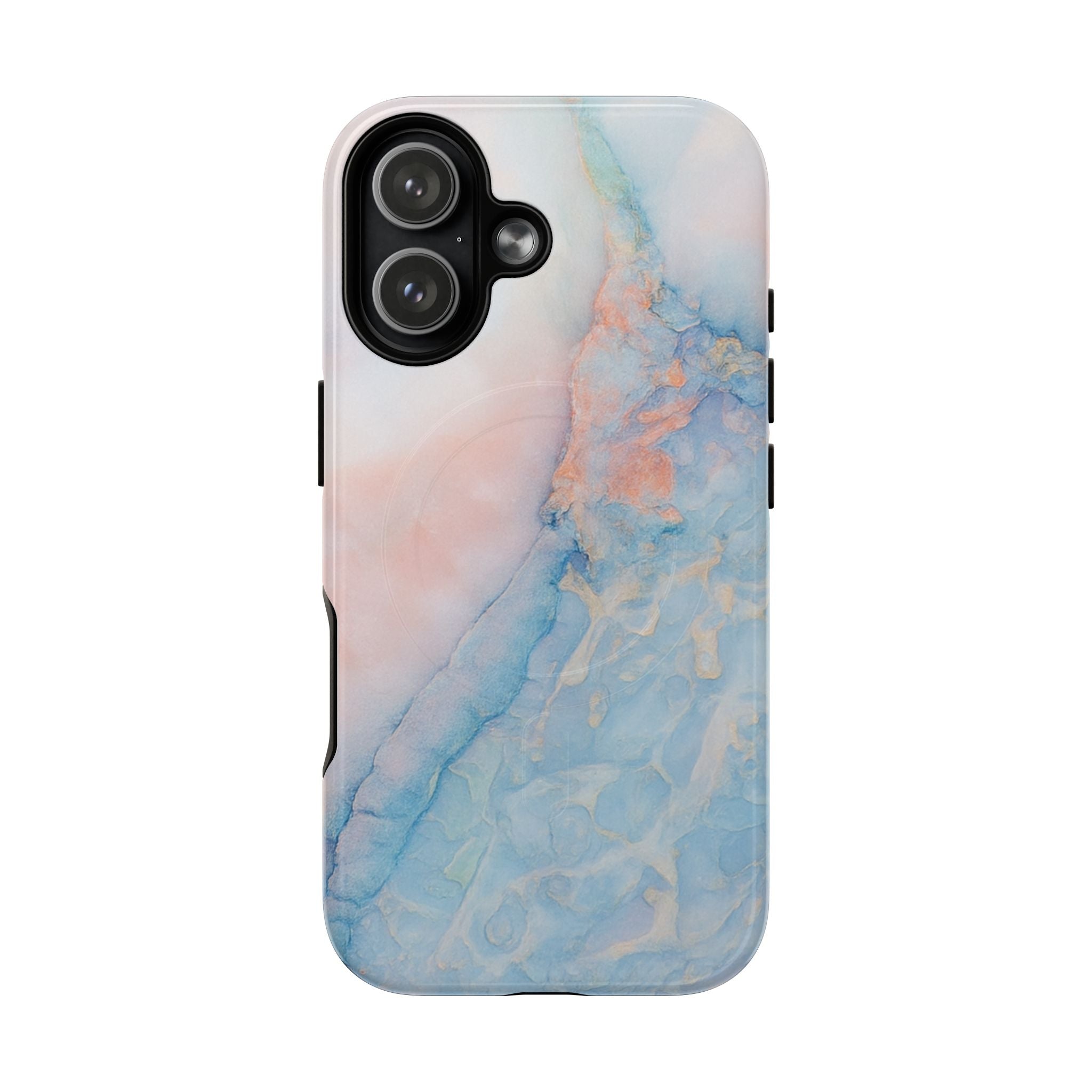 Marble Pastel iPhone Case (MagSafe compatible)  Shamo's iPhone 17 Pro Max / Glossy