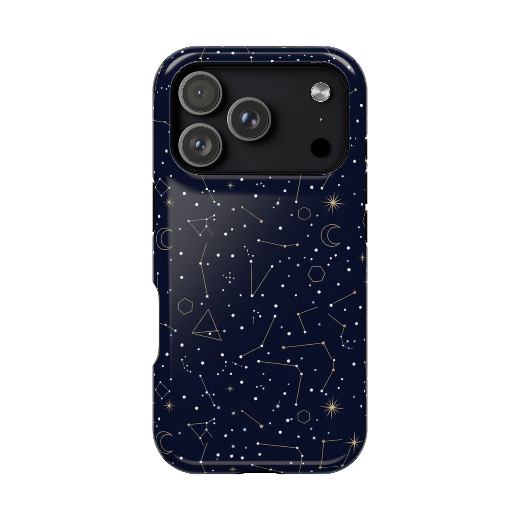 Constellation Night Magnetic Impact-Resistant Phone Case with MagSafe - iPhone 17 Pro / Glossy - Shamo's