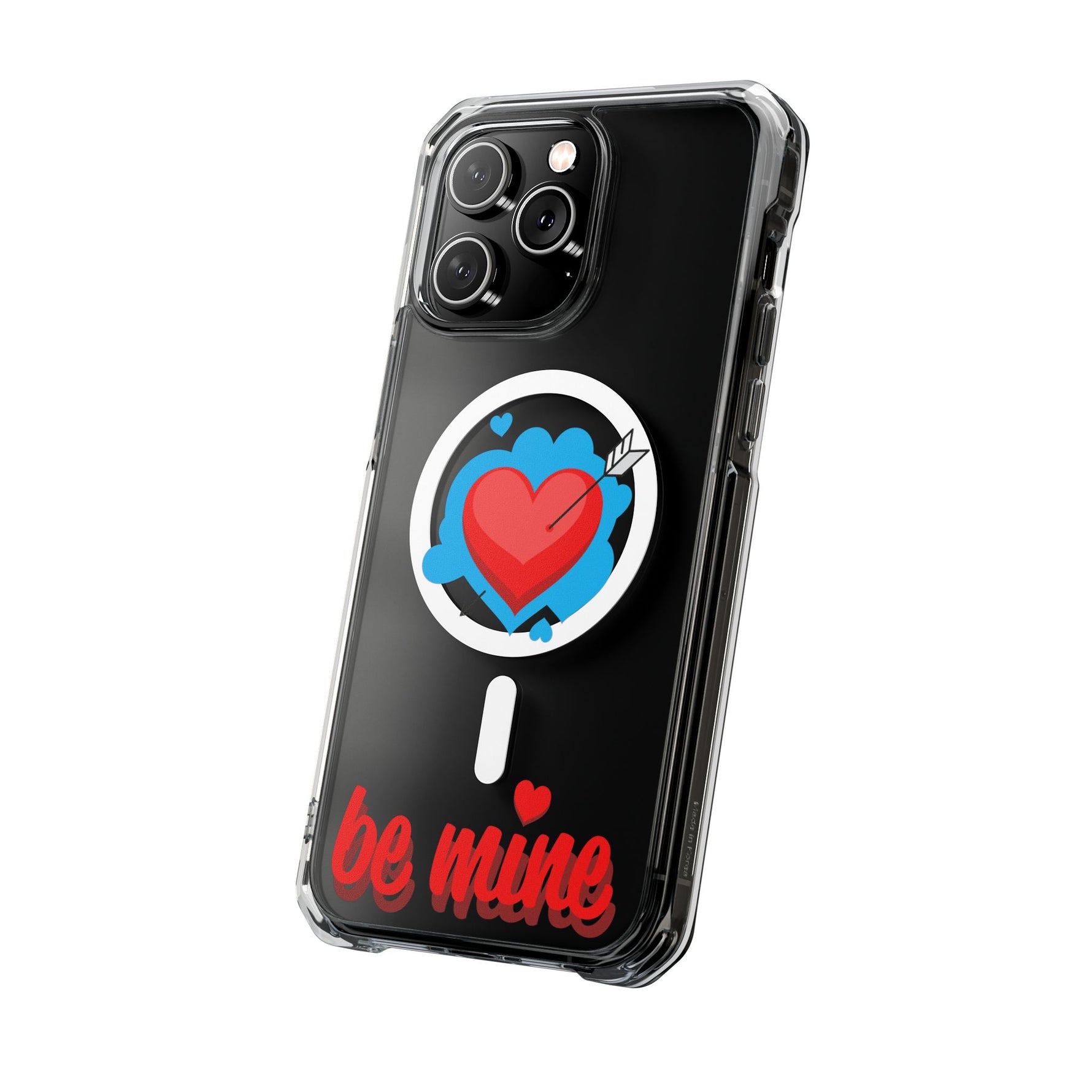 MagSafe-Compatible Clear Phone Case — "Be Mine Love Edition" - iPhone 17 - Shamo's