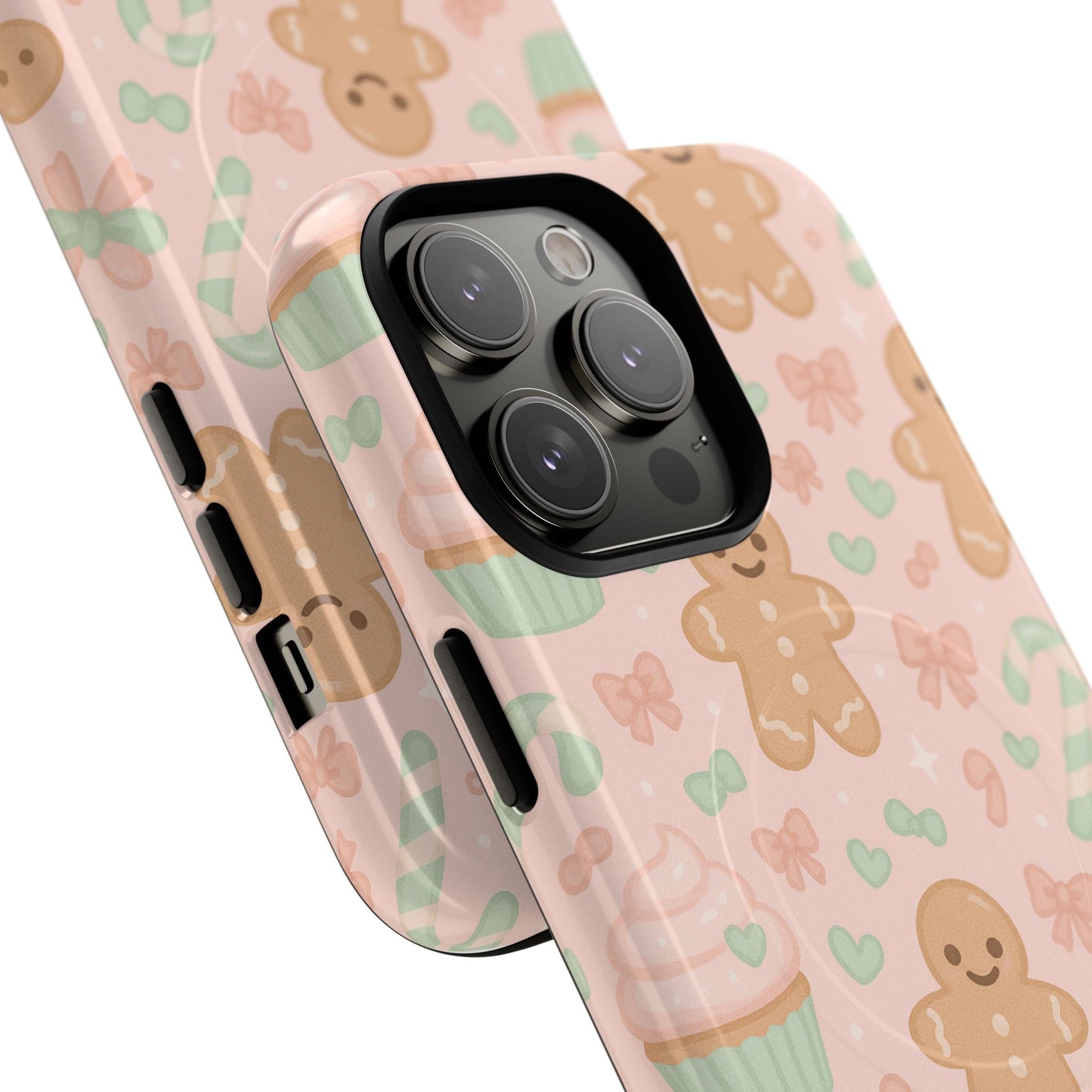 Gingerbread Candy Holiday Tough iPhone Case | compatible with MagSafe  Shamo's