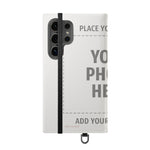 Personalized Flip Wallet Phone Case – Custom Photo & Text Wallet Cover