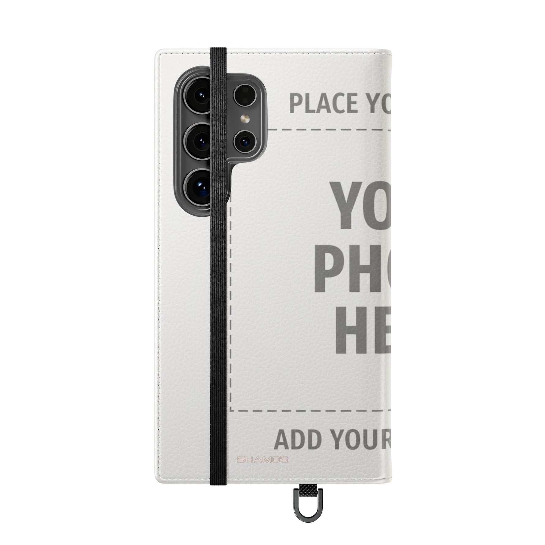 Personalized Flip Wallet Phone Case – Custom Photo & Text Wallet Cover