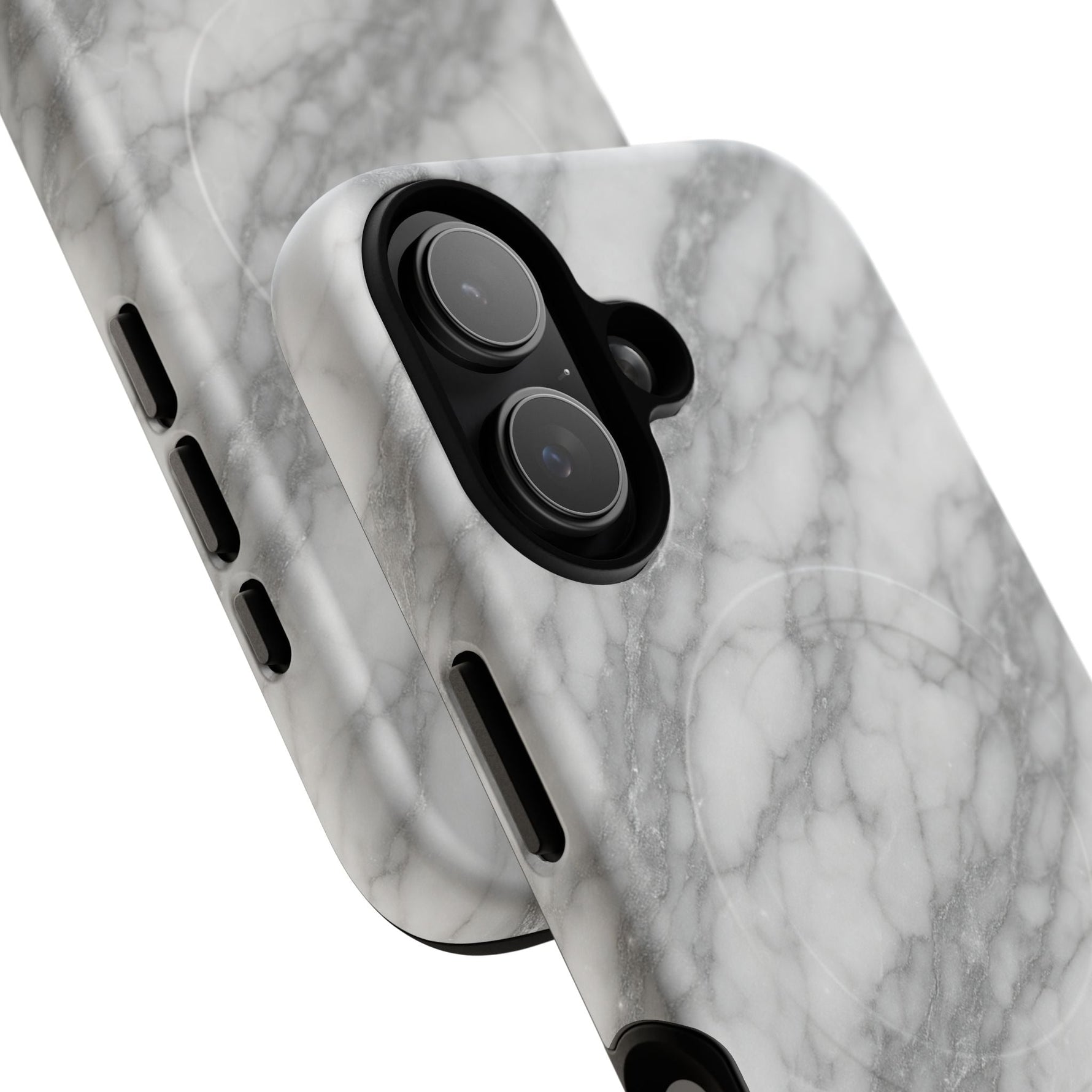 Silver Mist Marble iPhone Case with MagSafe  Shamo's