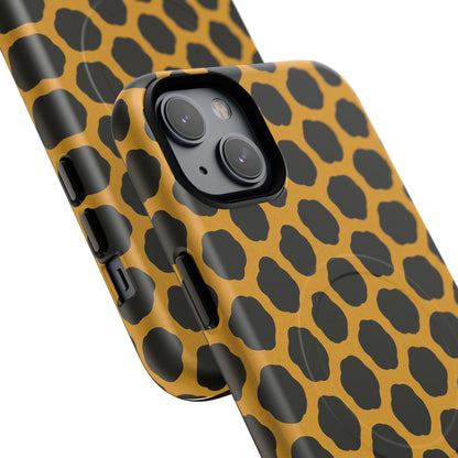Stylish Leopard Pattern Magnetic iPhone Case | Compatible with MagSafe