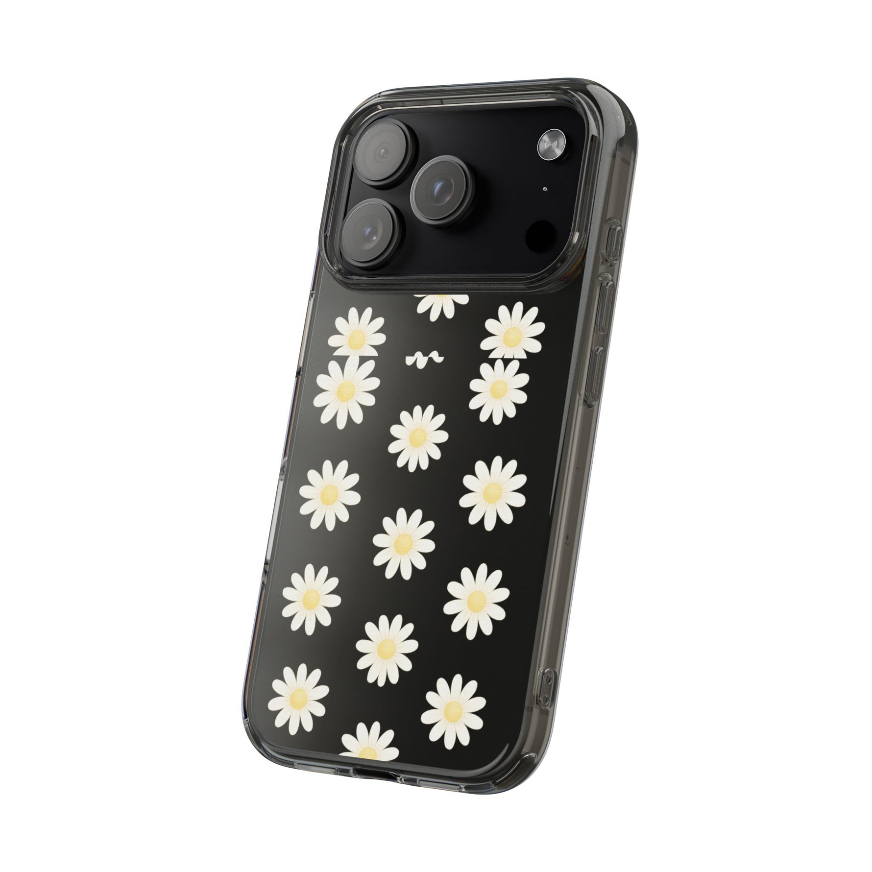 Daisy Floral Clear iPhone Case - Shamo's