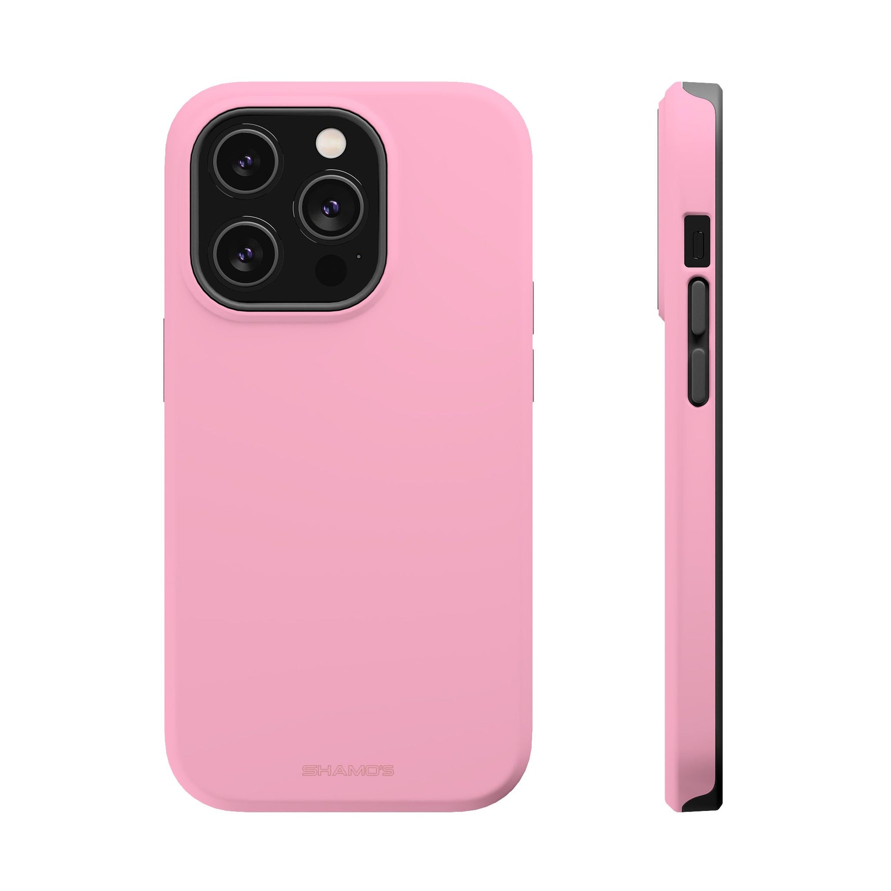 Cotton Candy Pastel Pink Impact-Resistant Phone Case | Slim Protective MagSafe-Compatible Cover