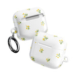 AirPods Case, French Petite Yellow Floral Protective Cover