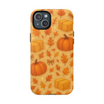 Autumn Harvest iPhone Case — Pumpkin & Haystack Fall with MagSafe - Shamo's