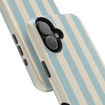 Blue Strips Pattern iPhone Case Compatible with MagSafe - Shamo's