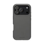 Charcoal Ink Black Solid Color Impact-Resistant iPhone Case | Slim Shockproof Magsafe-Compatible