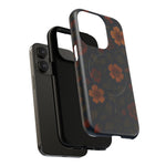 Floral Night Velvet iPhone Case - Works with MagSafe - Shamo's