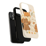 Forest Friends iPhone Case — Fox, Bear & Bunny Design. with MagSafe  Shamo's