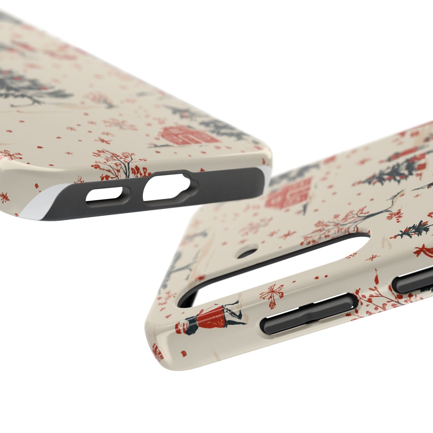 Winter Village Holiday Tough iPhone Case — Vintage Holidays & Snow Scene  Shamo's