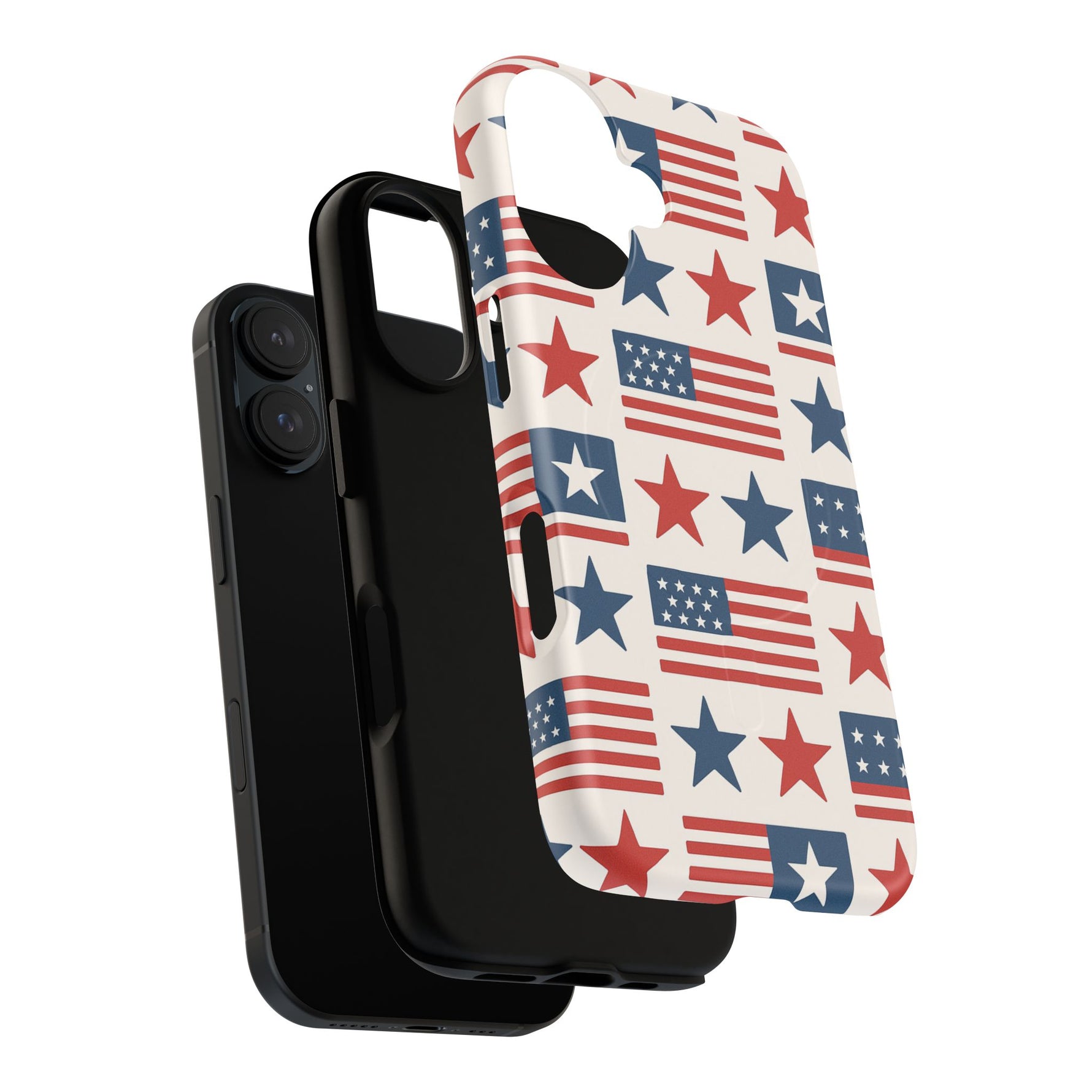 Patriotic American Flag iPhone Case | MagSafe