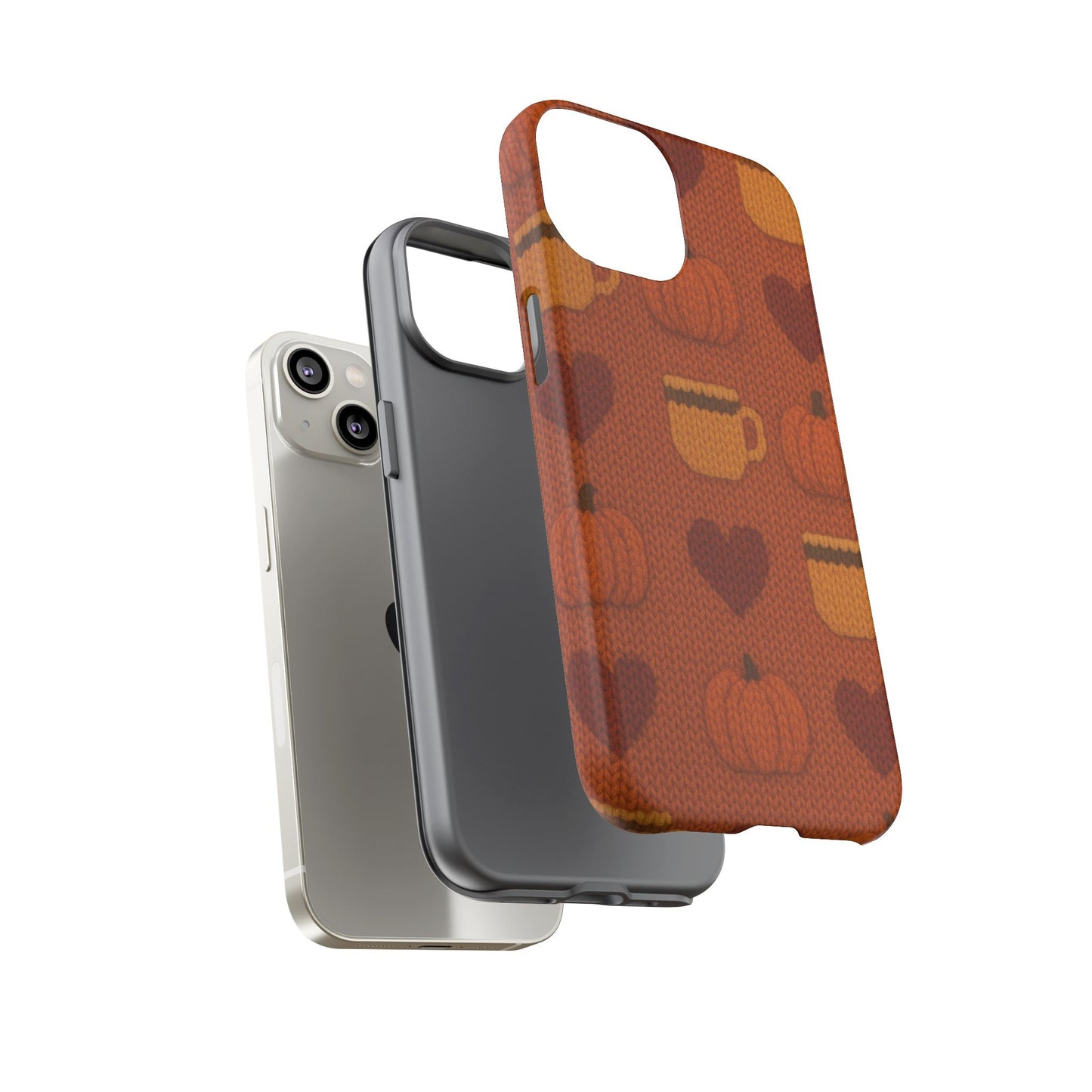 Fall Pumpkin & Coffee iPhone Case