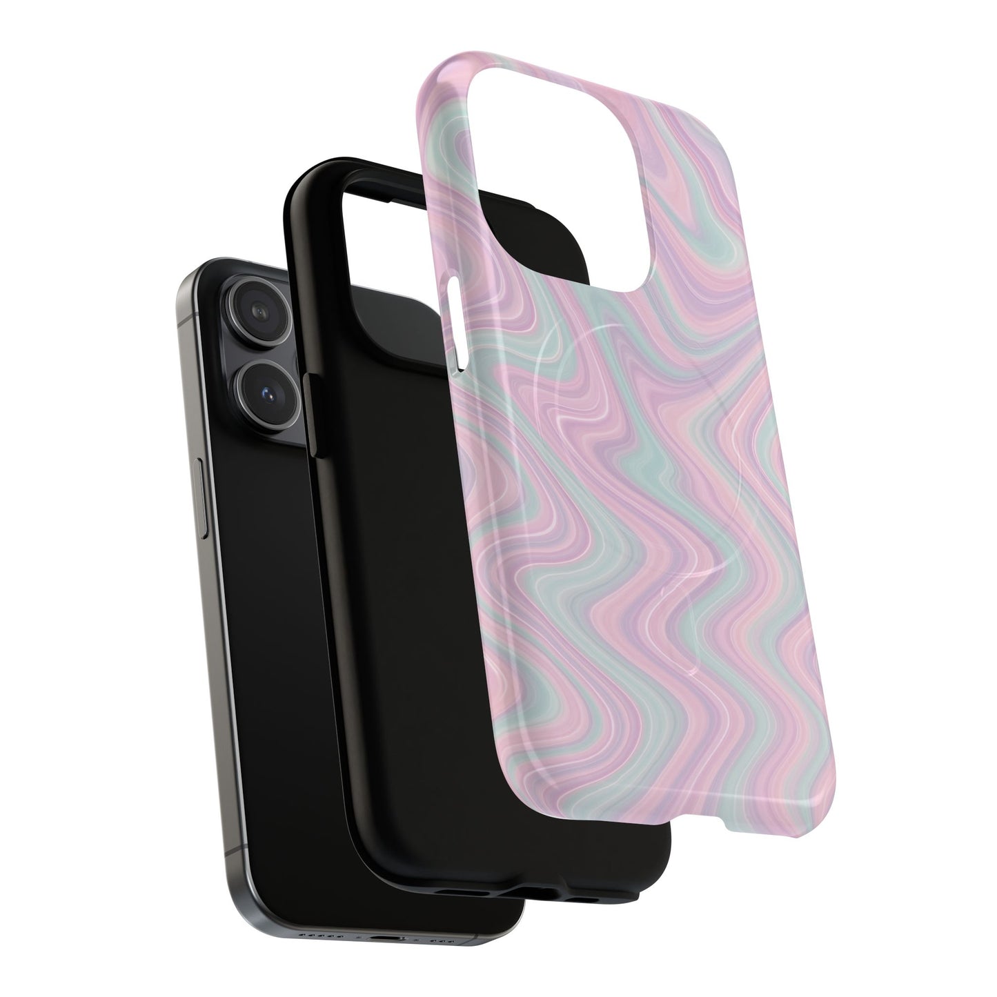 Colorful Marble Pastel Swirl iPhone Case | MagSafe