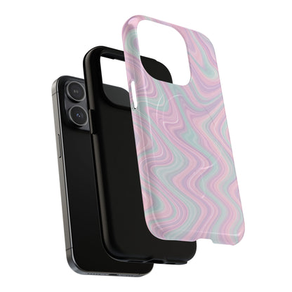 Colorful Marble Pastel Swirl iPhone Case | MagSafe