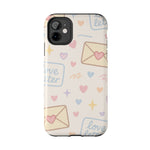 Pastel Love Letter Hearts Impact Phone Case  Shamo's