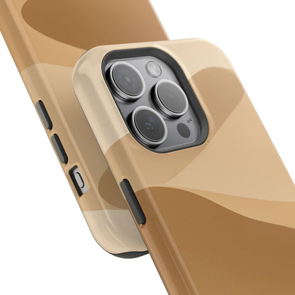 Neutral Desert Wave Design iPhone Case | MagSafe  Shamo's