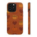 Fall Pumpkin & Coffee iPhone Case - Shamo's