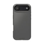 Charcoal Ink Black Solid Color Impact-Resistant iPhone Case | Slim Shockproof Magsafe-Compatible
