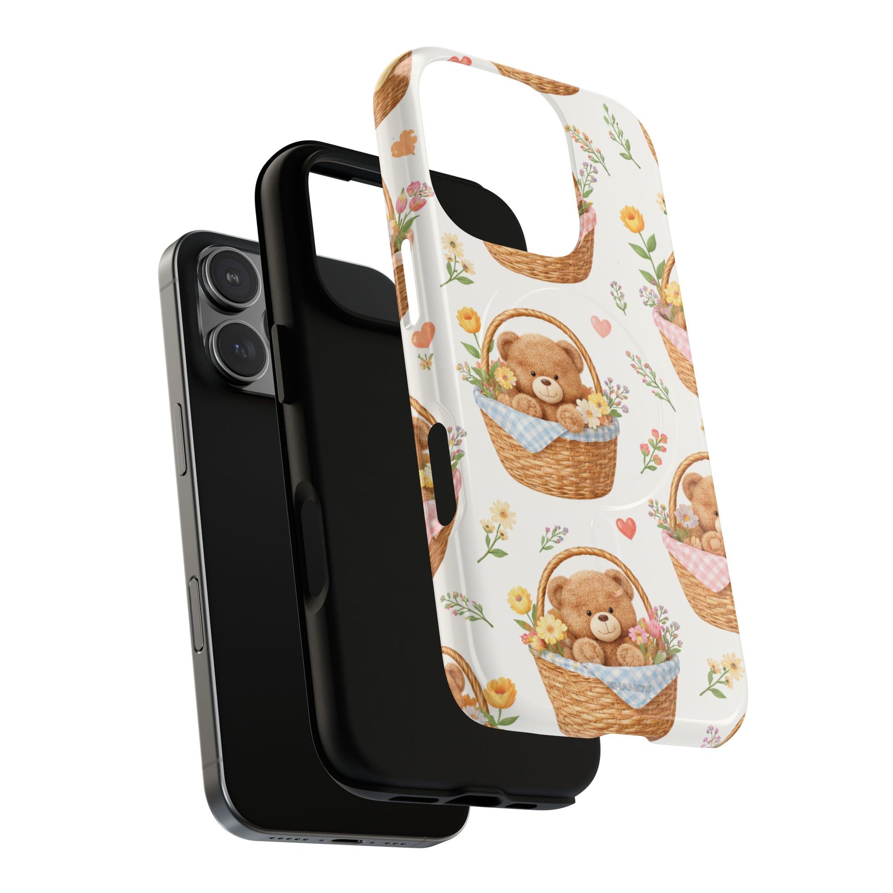 Teddy Berry Basket iPhone Case with MagSafe