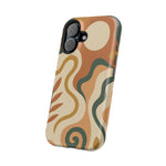 Abstract Earth-Tone Impact iPhone Case — MagSafe  Shamo's