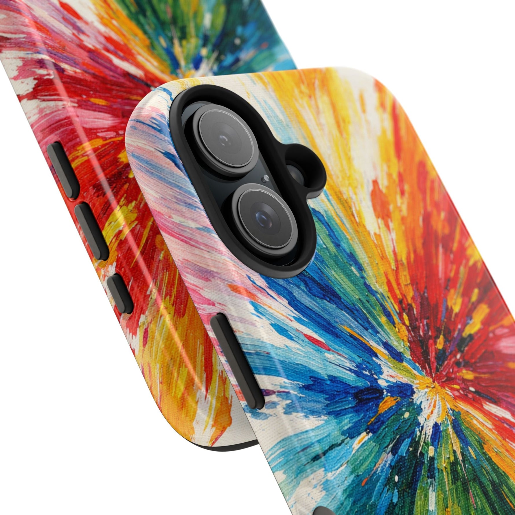 Vibrant Abstract Paint Explosion Impact Phone Case  Shamo's