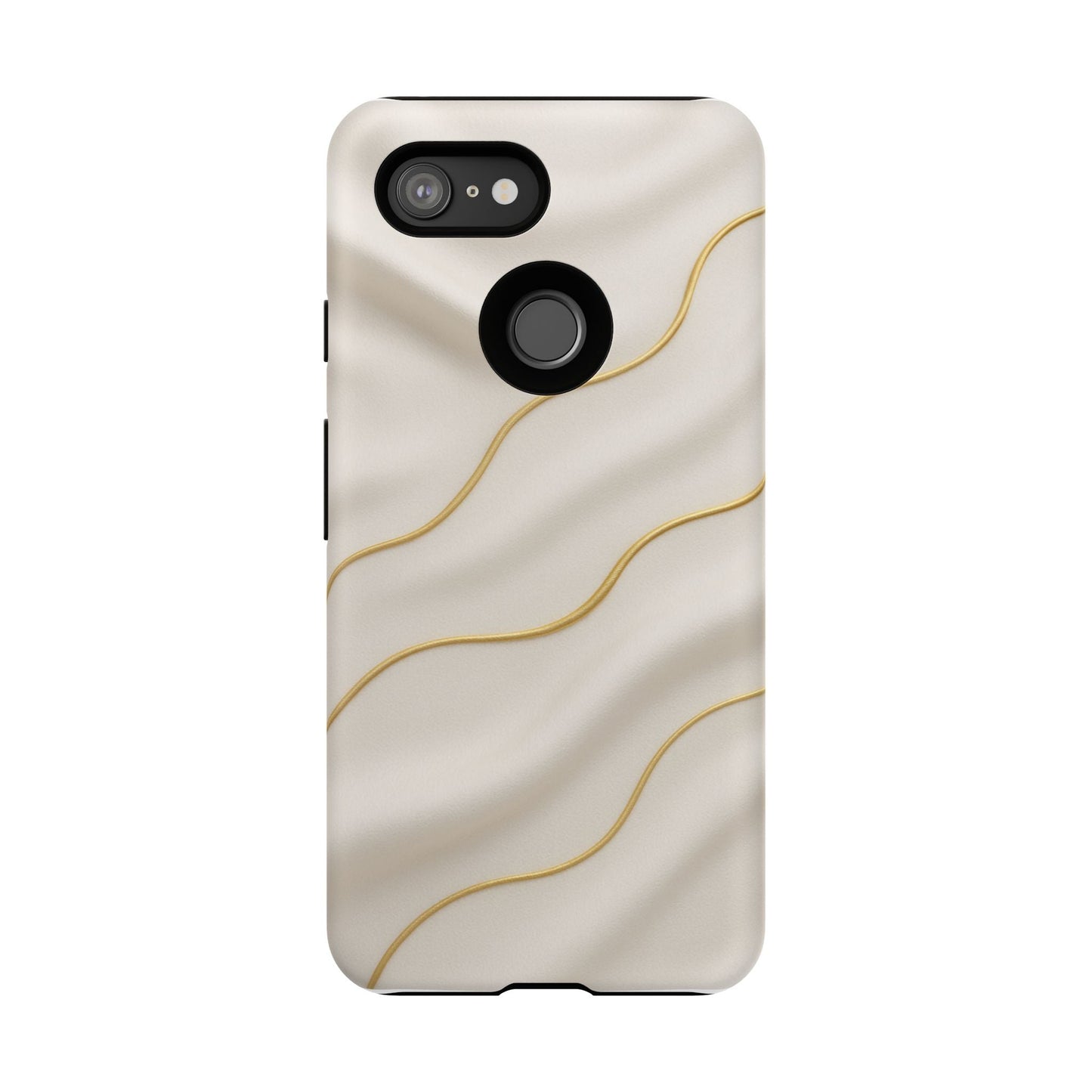 Elegant Gold Wave Tough iPhone Case
