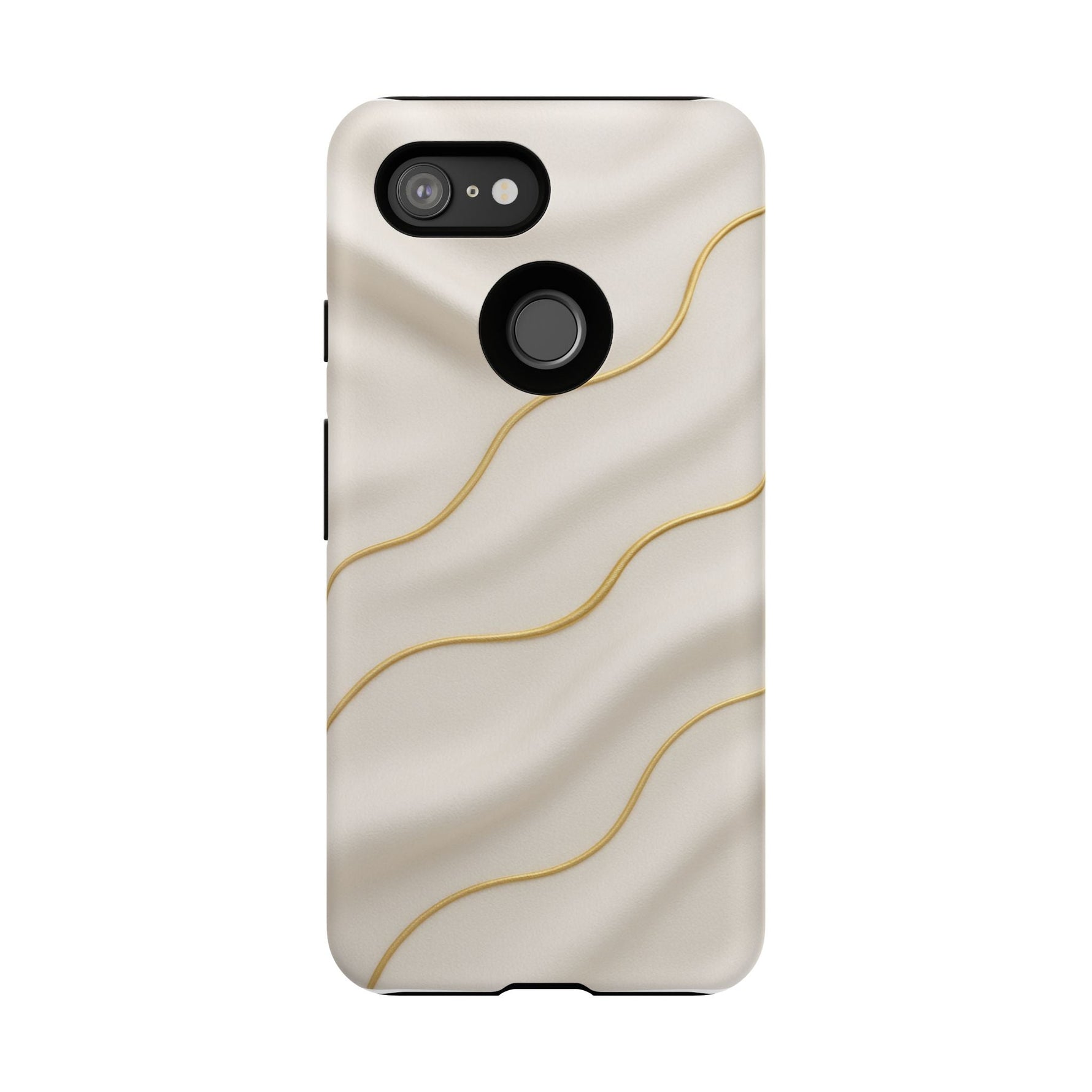 Elegant Gold Wave Tough iPhone Case  Shamo's