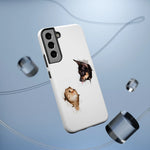 Impact-Resistant Cases with a cat and a dog - Shamo's