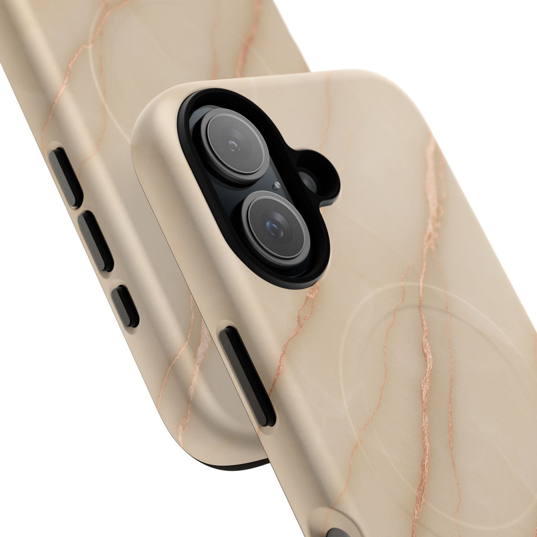 Luxury Series Marble Beige iPhone Case compatible with MagSafe  Shamo's