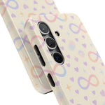 Infinity Pattern Tough Phone Case — Pastel Hearts & Stars  Shamo's